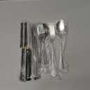 24 Pcs Silverware Set with Steak Knives Service for 4,Stainless Steel Flatware Set,Mirror Polished Cutlery Utensil Set,Home Kitchen Eating Tableware Set,Include Fork Knife Spoon Set,Dishwasher Safe (24 Pieces, Silver)