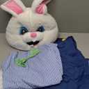 Morph Easter Bunny Costume Adult Rabbit Mascot Dungarees Suit for Easter Costumes Celebrations and Events