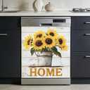 seewan Spring Flower Dishwasher Magnet Cover, 23"x26"