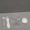 NCVI Manual Breast Pump for Breastfeeding Small Nipple, 20mm Silicone Soft Flange Single Hand Held Pump Breast Milk 4oz, BPA-Free with Two Kinds of Suction Adjusted Suitable for 17/18/19/20mm Nipples (White(basic Version))