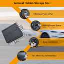 Center Console Organizer Tray 7PCS for Tesla Model Y 2020-2024(Not Fit 2025 New Model Y Juniper) Accessories with Armrest Storage Tray, Hidden Storage Box, Cup Holder Insert, Under Seat Box