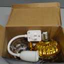 2Pcs Colorful Rotating Magic Ball Disco Ball Light Bulb with Sockets, Plug in RGB LED Stage Light for Home Room Dance Parties