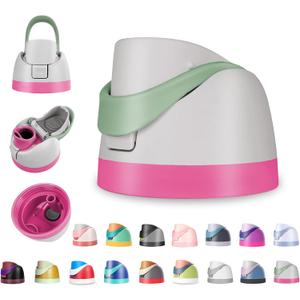 NTIERA Replacement Lid for Owala Freesip, Compatible with Owala Freesip Water Bottle 16oz 24oz 32oz 40oz, Premium Replacement Accessories for Owala Cap, LeakProof, BPA-Free(Bubblegum Pink)