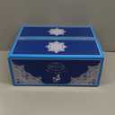 fanquare European Porcelain Coffee Set, Pink Women Tea Set, Bone China Tea Set, Vintage Floral Coffee Tea Pot with Cups