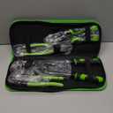 4-Piece Bolt Cutter Pliers Set, 14" Heavy Duty Bolt Cutter, 8" Mini Bolt Cutter, 8" Wire Cable Cutter, 8" Wire Rope Cutter with Carrying Bag, Cr-V Blade for Cutting Locks, Steel Wire, Chains