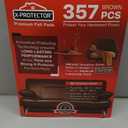 X-PROTECTOR 357 pcs Premium Huge Pack Felt Furniture Pads! Quantity of Furniture Sliders with Many Big Sizes  Your Ideal Floor Protectors. Protect Your Hardwood & Laminate Floor!