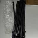 Art Folding Easels for Display, 5 Pack 63 Inches Metal Floor Easel Stand Bulk Tripod Black Collapsible for Sign Artist Poster Wedding | with Carry Bag