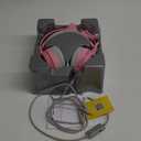 SOMIC G951s Pink Stereo Gaming Headset with Mic for PS4,Xbox,PC,Mobile Phone,3.5mm Noise Reduction Cat Ear Headphones Lightweight Over Ear Headphones for Girls