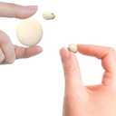 Small Mini Invisible Earbuds Wireless Bluetooth for Small Ears Low Profile Tiny Discreet Hidden Sleeping Earbuds for Work Sleep Ear Buds Invisible Headphones Buds Skin Tone (Nude)