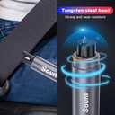 Upgraded Safety Hammer Underwater Window Breaker Emergency Escape Tool, Car Hammer Seat Belt Cutter, Instant Glass Breaker Seat Belt Cutter (Black)