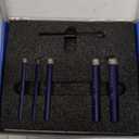 6 PCs Diamond Drill Bits Set for Porcelain, Ceramic, Glass & More - Versatile Tile Drill Bits for Efficient, Precise Drilling (Blue)