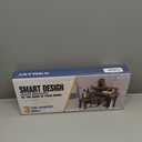 JayRex Countertop Organizer Organization, 3 Tier Moveable Corner Shelf Organizer for Kitchen, Bathroom, Spice Rack, Coffee Area, Over Sink, Dresser Table (Rustic Brown)