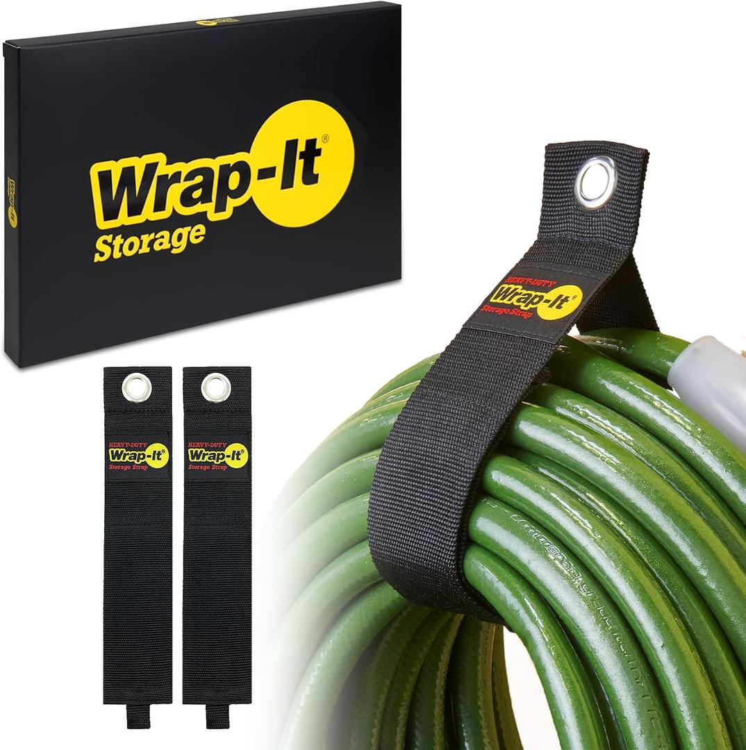 Heavy-Duty Wrap-It Storage Straps, 28-inch (2 Pack)