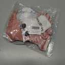 IMEKIS Baby Girls Winter Snowflake 1st Birthday Outfit Velvet Romper + Headband + Socks Christmas Cake Smash Photo Shoot (Pink)