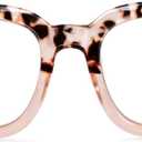 Madison Avenue Blue Light Blocking Glasses Oversized Fashion Blue Light Glasses for Women Anti Eyestrain & UV Protection Computer Eyeglasses (Gradient Brown)