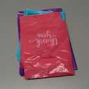 300 Pcs Thank You Bags for Small Business, 3 Size Plastic Mini Retail Merchandise Vendor Shopping Bag with Handle for Boutique Store, Wedding Party Goodie Bulk (Mixed color)
