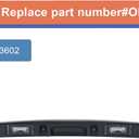 Black Rear Trunk Hatch Handle With Lamp, Tailgate Trim Lid Trunk Liftgate Pull Handle Compatible With BMW Mini Vehicle 2005-2015 Cooper R56 R57 Series, Replace#51132753602 - Backhatch Release Handle