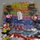 24Pcs Birthday Party Supplies Reusable Drinking Straws,8 Designs Party Favors with 2 Cleaning Brushes,Best for Your Kids Party