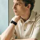 2 x Stretchy Nylon Solo Loop 6-Pack Compatible with Apple Watch Bands 38mm 40mm 41mm 42mm 44mm 45mm 46mm 49mm, Nylon Sport Elastic Wristbands Strap Women Men for iWatch Series 10 9 8 7 6 5 4 3 SE Ultra 2 (Black/Navy/White/Green/BlueGray/Stone)