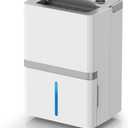 Dehumidifier for Basement, 95 Pint Smart Home Dehumidifier with Drain Hose and 180 OZ Large Water Tank,Up to 5000 Sq. Ft, 24H Timer, Auto Defrost Function,Low Noise,Energy Saving
