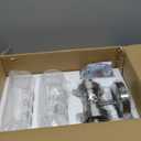 Emak Brushed Nickel Vanity Lights for Bathroom, Modern 22 Inch Bathroom Light Fixtures, 2-Light Cylinder Wall Sconces with Clear Glass Shade for Bathroom, Bedroom, Hallway, VL085-BN-2