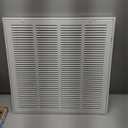 20"Wx20"H Return Air Grille [Duct Opening Size] Return Vent Cover for Wall or Ceiling,Steel Return Air Grill Removable Face/Door for 1 Inch Filters (20"W x 20"H [Duct Opening])