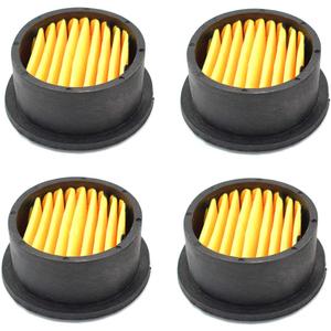 4 Pack Air Compressor Intake Paper Filter Elements Air Replacement Filter Element for 1/2'' Air Compressor (Type 2)