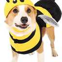 Amazon.com : Spooktacular Creations Pet Dog Bee Costume with 3D Bee Hat, Silver Wings for Halloween Dress-up Party, Role Play, Carnival Cosplay, Holiday Decorations Clothes (Medium) : Pet Supplies