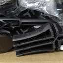 6-Cube Storage Organizer, Closet Organizer Storage Cabinet Shelf Bookcase Bookshelf with Metal Hammer, Storage Cubes Organizer Cabinet for Kids, Closet, Bedroom, Bathroom(11.8x11.8x11.8 inch)Black