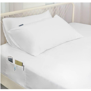 Moonsea Extra Deep Pocket Queen Sheet Sets and Down Alternative Comforter Queen/Full Size White