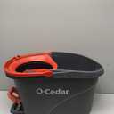 O-Cedar EasyWring Microfiber Spin Mop & Bucket Floor Cleaning System + 2 Extra Refills, Red/Gray, 2.5 gallons