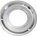 4 Pack 5303131115, 540T014P01, RGP 300 Round Range Gas Stove Drip Pans Replacement Part Compatible With Frigidaire Tappan Range Stove Gas -Diameter 8.25”, Center hole 4.0”