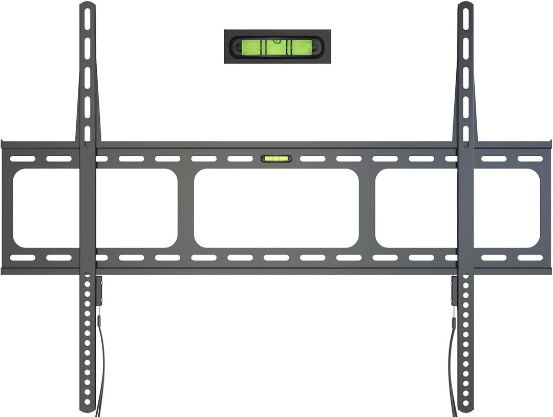 Fixed TV Wall Mounts- Low Profile TV Bracket Mounts for Most 42-100" LED/LCD Flat Screen TVs, 0.63''Ultra Slim, Max.VESA 800X600, Up to 220lbs Capacity Fixed TV Wall Mounts- Low Profile TV Bracket Mounts for Most 42-100" LED/LCD Flat Screen TVs, 0.63''Ultra Slim, Max.VESA 800X600, Up to 220lbs Capacity