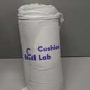 C CUSHION LAB Deep Sleep Pillow, Patented Ergonomic Contour Design for Side & Back Sleepers, Orthopedic Cervical Shape Gently Cradles Head & Provides Neck Support & Shoulder Pain Relief - Calm Grey