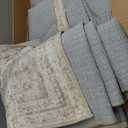 6x9 Area Rug for Living Room Washable 6x9 Rug Non-Slip Modern Rugs for Bedroom Dinning Room Ultra-Thin Indoor Beige Rug