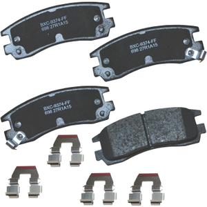 Bendix Premium SBC698 Ceramic Rear Brake Pads for Select Models Buick,LaCrosse,Regal,Rendezvous,Chevy,Monte Carlo,Venture,Olds,Intrigue,Silhouette,Pontiac Aztek,Grand Am,Prix,Montana
