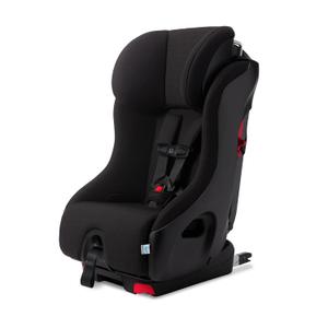 Clek Foonf Convertible Car Seat with Rigid LATCH, Crumple Zone safety system, Adjustable Headrest, Reclining Design, Anti-Rebound Bar & Flame Retardant-Free (Railroad Ziip), EXP:02/23/2035