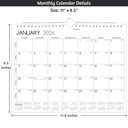 2025-2027 Wall Calendar – Use Now to Jun 2027, 8.5 x 11 In, 24-Month Calendar 2025-2027, Small Monthly Calendar 2026 Vertical, Ruled Blocks, Thick Paper, Holidays, To-Do ＆ Notes