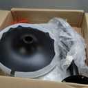 FDW Bistro Pub Table 40 Inch Height Cocktail Table Round Bistro Bar Table for Home and Kitchen Dining (Black)