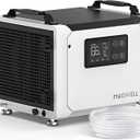 70 Pints Commercial Dehumidifier with Pump, Portable Crawl Space Dehumidifiers for Basement and Home, Energy Star Efficient Certified, Automatic Defrost | MOISWELL Defender ME-7S