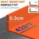 Silicone Griddle Cover Mat for Blackstone 17IN  Food Grade Silicone Grill Griddle Accessories, Heat Resistant Protective Mat