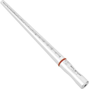 Splenor Tools 13" Solid Stainless Steel Grooved Ring Mandrel - for Measuring & Forming Rings - Jewelry Making Tool - Ring Sizer - Size (US 1-16)