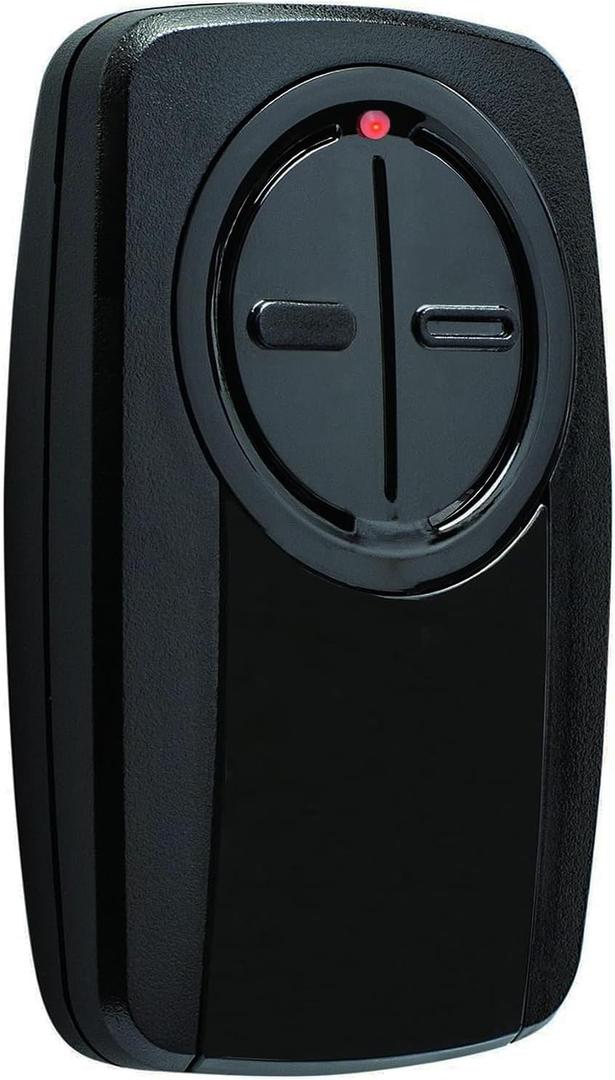 380UT Chamberlain klik5u-bk2 klik3u-bk Garage Door Opener Remote Clicker, 375UT Universal Garage Door Remote for Lift Master Craftsman Genie, Dip Switch (Black 1PC)