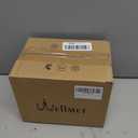 Wellmet Chandelier Shades, ONLY FOR CANDELABRA BULBS, Clip-on Fitter Lamp Shades, 3" x 6" x 5", Set of 6, Cream White