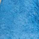 OLANLY 2x3 Machine Washable Small Bedside Rug, Soft Fluffy Shaggy Entryway Throw Rugs for Bedroom, Living Room, Indoor Floor Carpet for Kids Girls and Boys, Home Decor Aesthetic, Bright Blue