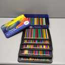 LBW 180 Colored Pencils for Adult Coloring Books, 12 Metallic Pencil, Oil Based Soft Core Professional Color Pencils Set for Artists Beginners, Ideal for Drawing Coloring Sketching Blending