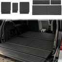 Cargo Liner with Seatback Cover Fit for 2025-2026 Ford Expedition/Lincoln Navigator Cargo Mat TPE Trunk Mat for Expedition/Navigator Accessories(Cargo+3rd Seatback Mat, 2025 Expedition 7Seats)