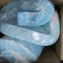Mattress Topper Gel Memory Foam for Pressure Relief, 2 Pcs