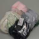 Vegove 4pcs Fuzzy Ear Muffs for Women, Foldable Faux Fur Ears Warmer Fluffy Outdoor Cute Earmuffs Winter Accessories (White/Black/Dark Grey/Pink)