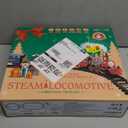 BainGesk Train Set, Christmas Train Set with Steam, Light and Sounds, Train Sets for Under Christmas Tree, Electric Train Toys for 3 4 5 6 7 8 Year Old Kids, Ideas Boys & Girls Christmas Gifts